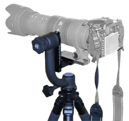 Panoramic Gimbal Tripod tray  long lens camera