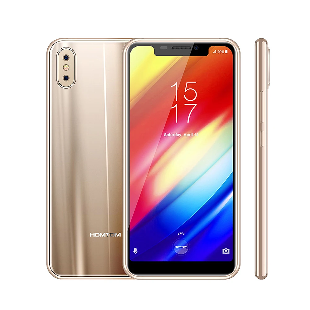 Smartphone H10 4G смартфон 5 85 дюймов Android 8 1 MTK6750T Восьмиядерный 4 Гб ОЗУ 64 ПЗУ с отпечатком