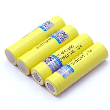 

4pcs/lot Original 18650 3.7V 2500mAh HE4 Rechargeable battery Max 20A 35A discharge For Electronic cigarette batteries