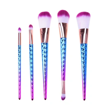 

5Pcs Makeup Brushes Face Base Foundation Powder Blush Contour Dual-end Eye Shadow Highlighting Concealer Lip Cosmetic Brush Tool