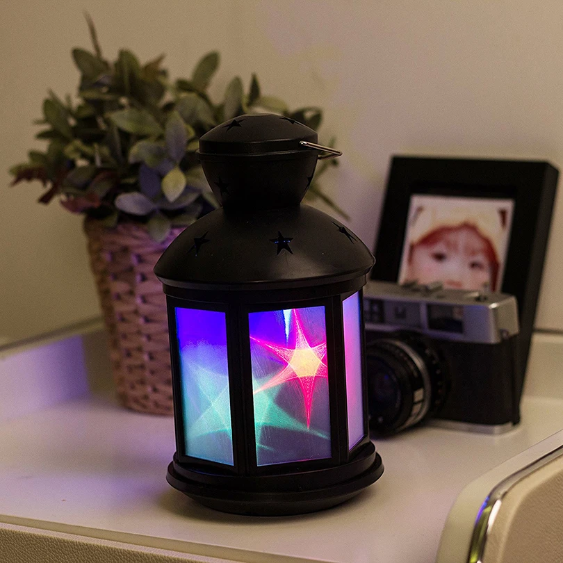 Портативный 3D Звезда светодиодный ночник светодиодный фонарь настольная лампа Кемпинг ночные светильники для украшение на Хэллоуин, Рождество огни подарок для детей