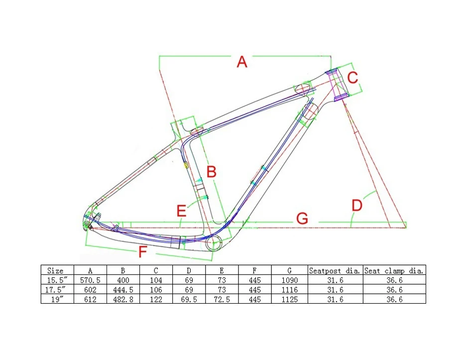 Discount 2019"  Brand New Full Carbon Matt Glossy 29ER Mountain Bike Bicycle MTB Frame 19"  Frame QR 135*9mm 0