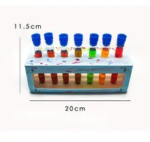 DIY Chemical test Lab supplies children Stem toys boys girls science teaching aid montessori color learning chem free shipping
