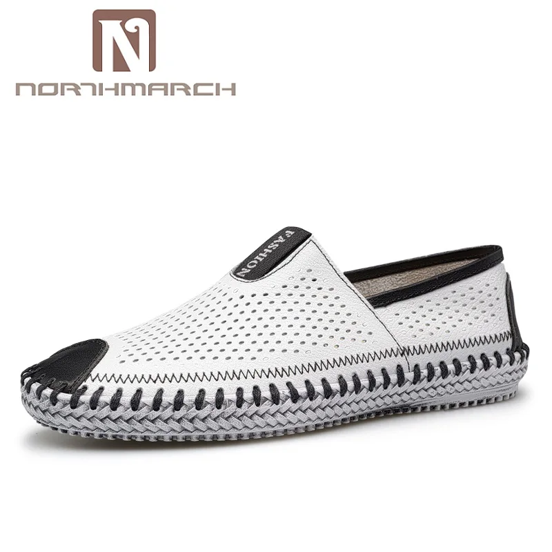 

NORTHMARCH Handmade Summer Style Shoes For Men Casual Mesh Breathable Lightweight Krasovki Men Slip On Tenis Masculino Adulto