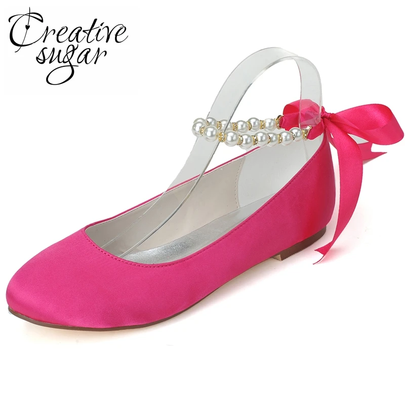 hot pink bridesmaid shoes