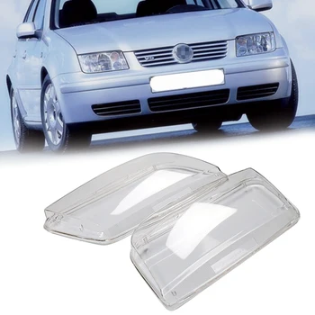 

Car Headlight Glass Cover Automobile Left Right Headlamp Head Light Lens Covers Styling for Volkswagen Bora 1999-2005