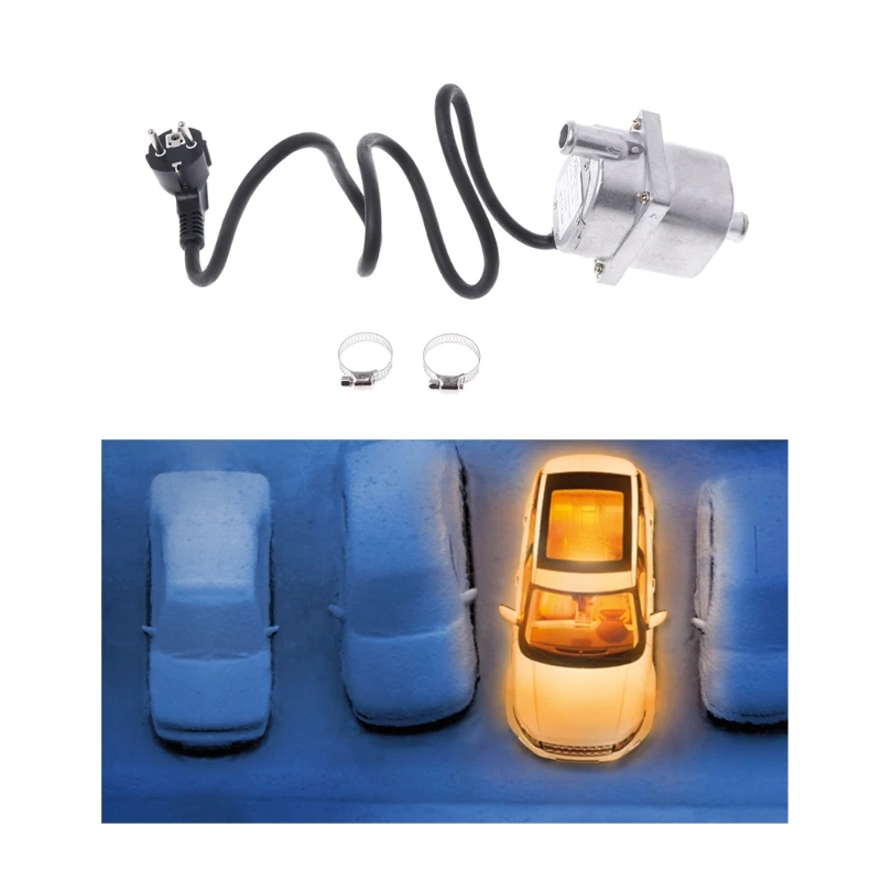 

Free delivery Hot New 1 Set DC 220V 1500W Automotive Car Engine Motor Coolant Heater Preheater Pump w/European Plug High Quality