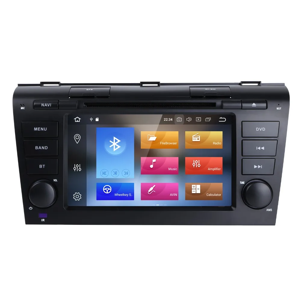 

Octa Core Android 8.0 Double Din 4G RAM Car DVD Player Car Navigation for Mazda 3 Mazda3 2004-2009 GPS DVR TPMS MIRROR LINK