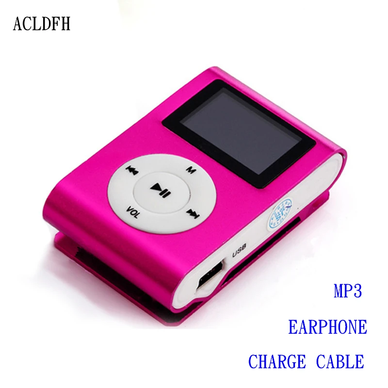 

Mini MP3 Player MP 3 Earphone Lettore Lcd Screen Speler Kids Sport Led Mp3 Players Music Clip Reproductor Aux Usb Digital Audio