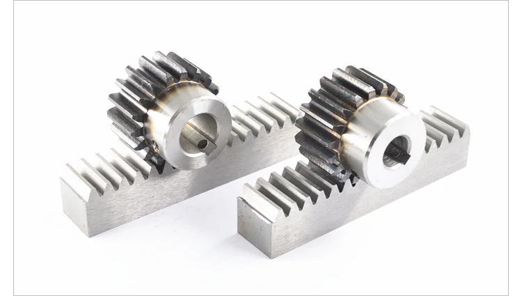  6 set 2M 2.0 Mod 20*20 1000mm mod Gear and 2M20Tinner hole 16mm keyway5 rack Precision rack (straig