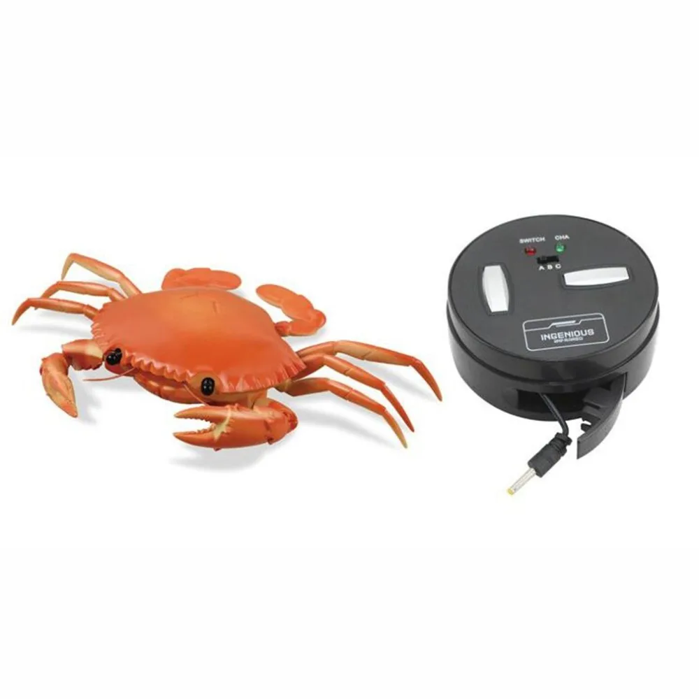 

Infrared Remote Control Realistic Fake Mini Crab Animal RC Prank Insect Bugs for Joke Scary Trick Toy Kids Gift Party Surprise