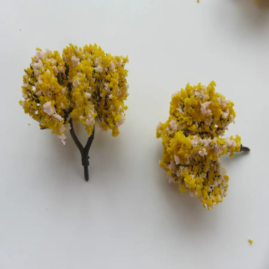 architecture scale flower tree plastic model  (8)