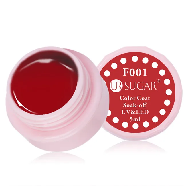 Ur Sugar 5 мл замачиваемый гель для ногтей 110 чистый слой УФ светодиодный Гель-лак для ногтей цветной лак для ногтей - Цвет: F001