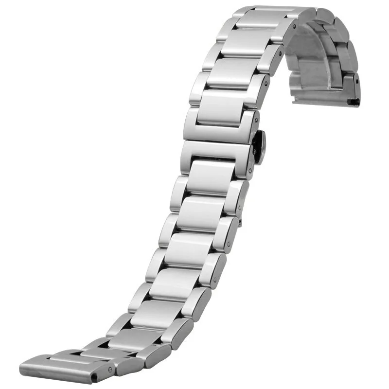 

BXG6 Watchstrap 18mm 20mm 21mm 22mm Metal Brushed Watch Bracelet Stainless Steel WatchBand Free Shipping