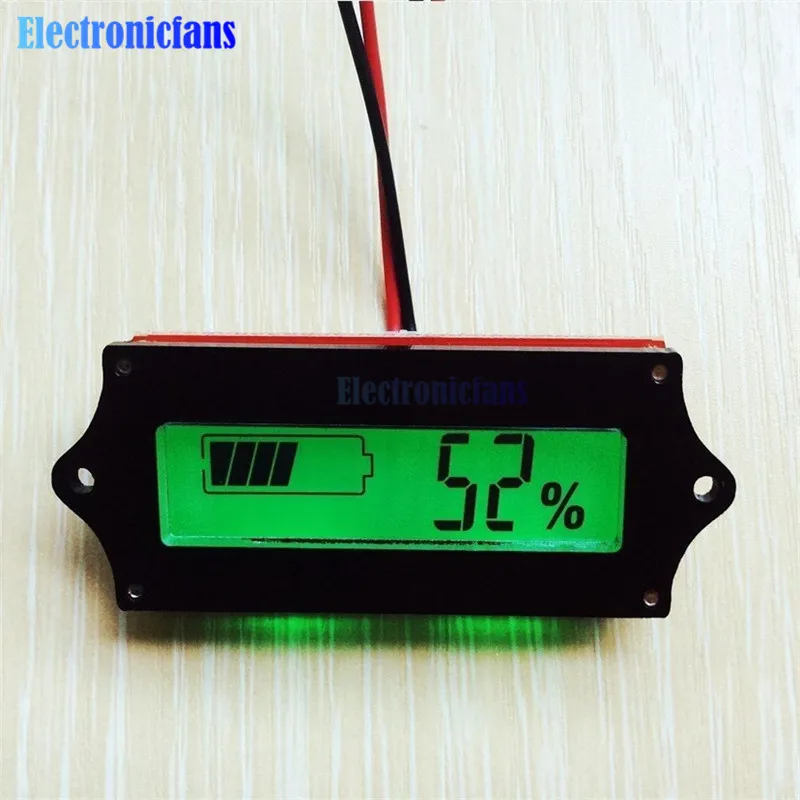 

New Battery Capacity 24V Tester Indicator For Lead-acid Lithium LiPo LCD Module