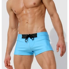 Ganyanr Брендовые мужские Купальники для малышек бразильский традиционный крой купальники Для мужчин Одежда заплыва боксер Мужские Шорты для купания Шорты для женщин гей серфинга Шорты одноцветное