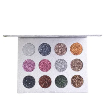 

Glitter 12 Colors Shiny Eye Shadow Shimmer Powder Palette Pop Colors Cosmetic makeup eyeshadowF12.3