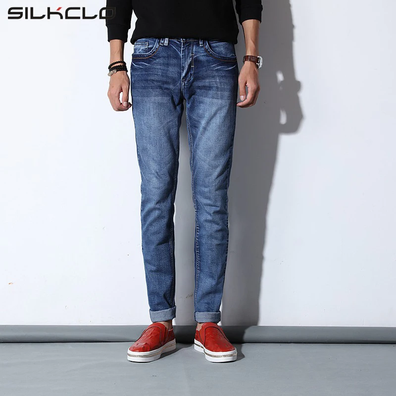 2016 FLC Brand New Arrival Spring Summer Jean Slim Fit Stretch Jeans casual elasticity pencil pants