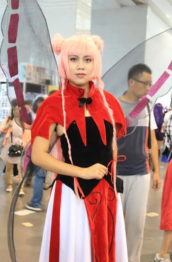 16秋月nakuruからコスプレドレスアニメカードキャプターさくらルビームーンのコスプレ衣装 Dress Elegant Costume Pinkdress Up Costume Aliexpress