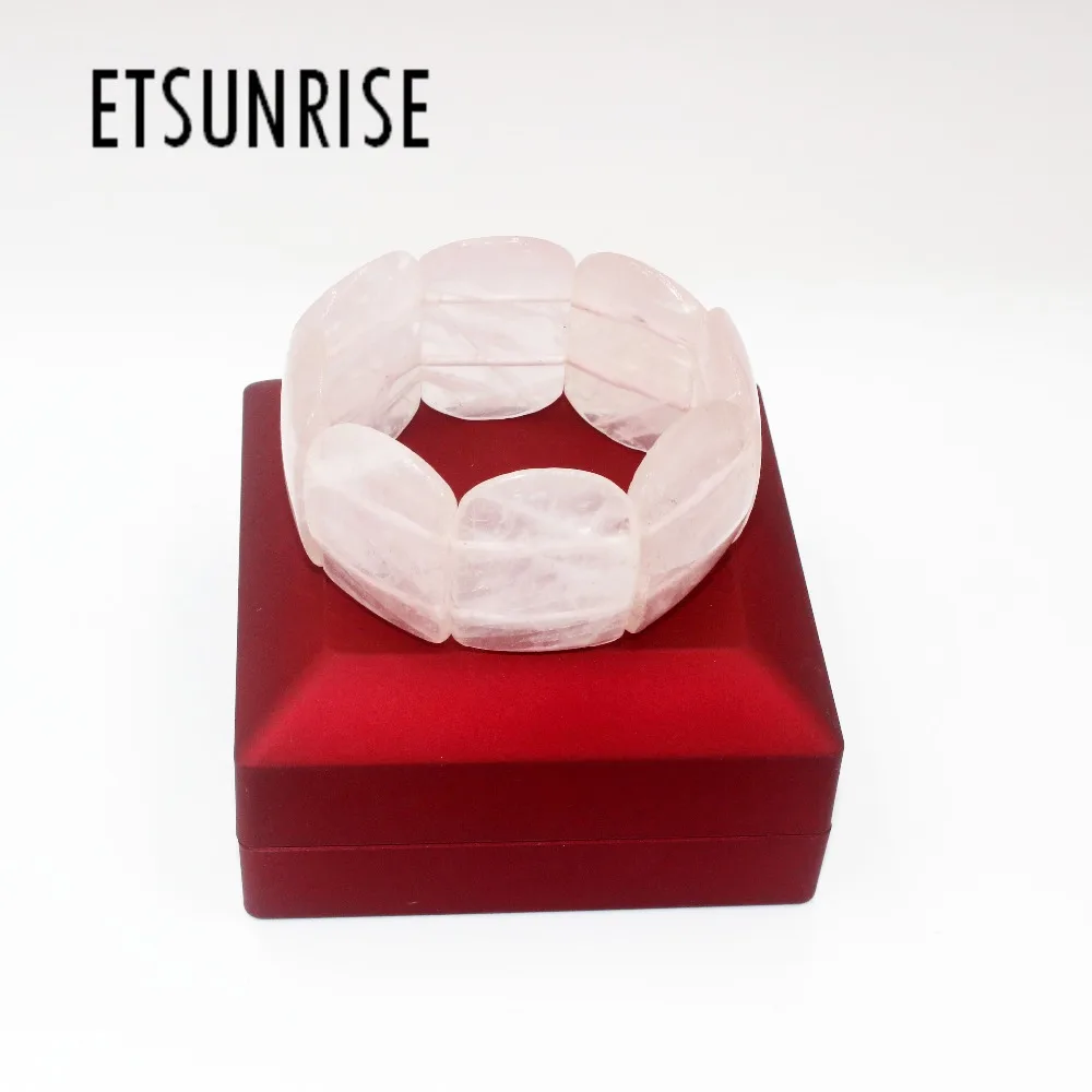 

ETSUNRISE B0009 handwork Natural stone 8 pcs big oval beads customize fashion jewelry Bracelet