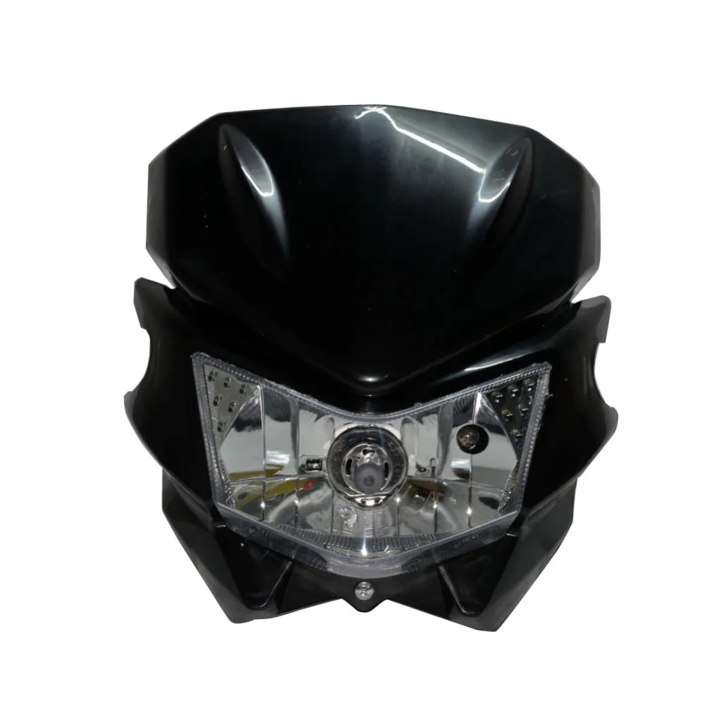 12V White Street Fighter Universal Headlight Headlamp Fairing kit for Honda KTM
