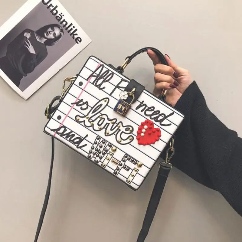 Delle Perla Partito Signore Borse Messaggero Lettera Femminile Borsa Casual Modo Della Rivetto b Forma Del Di Crossbody Diamanti Ll370 Arrivo Scatola A aaIUn67q