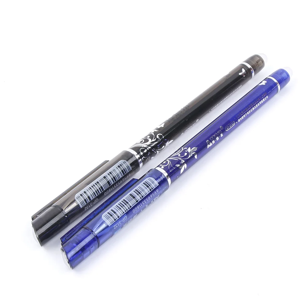 1 шт 0,5 мм стираемая гелевая ручка черные, голубые чернила магический бутик нейтральная ручка для письма для учеников средней школы прямые поставки