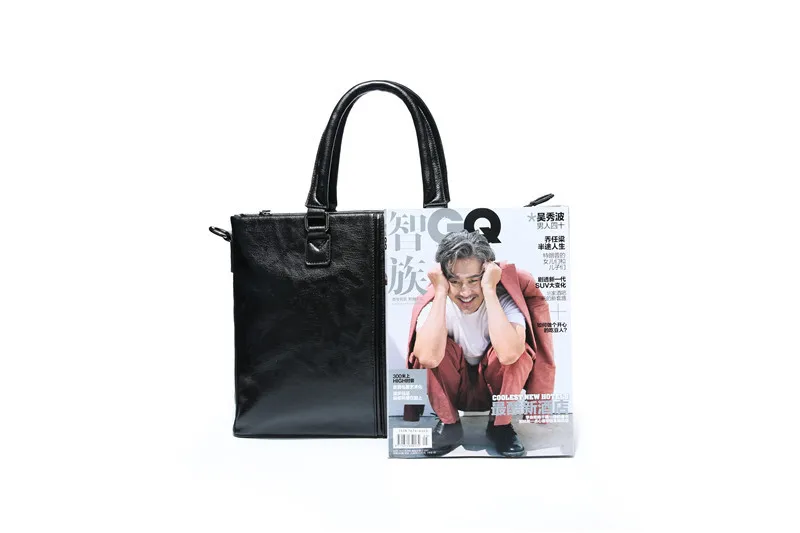 Известный бренд для мужчин сумки Бизнес Портфели компьютер, ноутбук сумка кожа курьерские мужская сумка на плечо