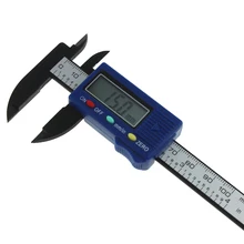 ANENG 0-100mm 4inch Carbon Fiber Digital Electronic Ruler LCD Digital Electronic Vernier Caliper Gauge Micromete