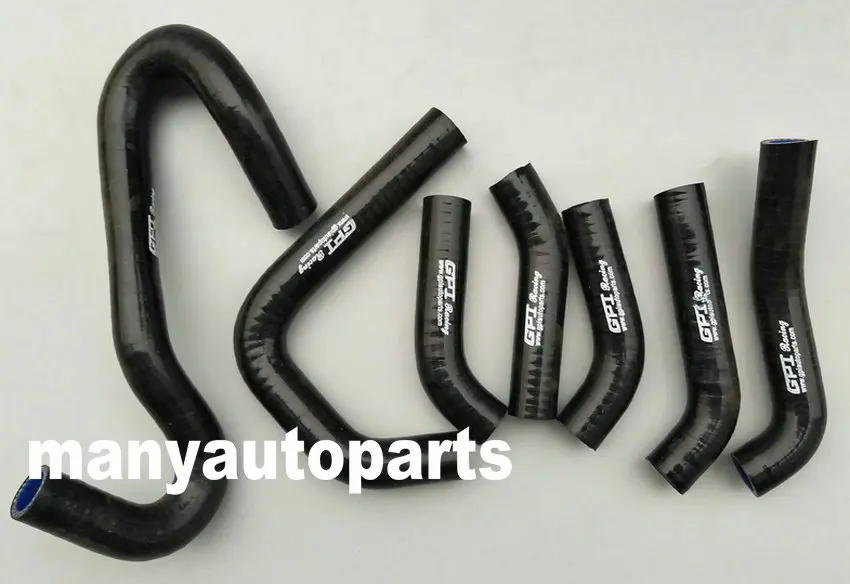 Черный силиконовый шланг для Φ WR400/XC400/CR430/WR430/XC430 1984-1988 85 86 87 88 | Автомобили и