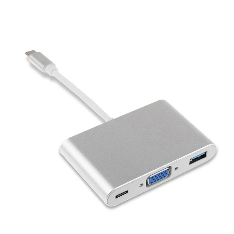 Hxairt Тип C к HDMI USB 3,0 зарядки адаптер конвертер USB-C 3,1 хаб адаптер для Mac Air Pro huawei Mate10 samsung S8 плюс новые