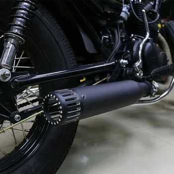 

Universal Motorcycle Cafe Racer Exhaust Silencer Pipe Muffler Adjustable Reducer for Harley Davidson Cafe Racer Bobber Custom