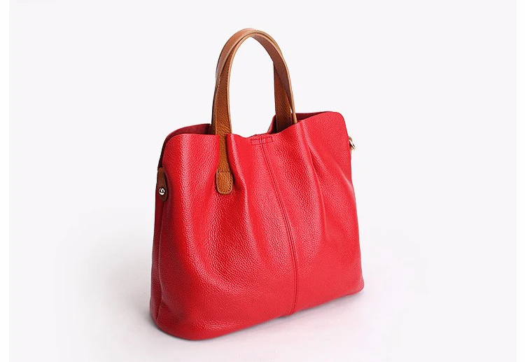 Модные женские сумки из натуральной кожи, сумки для женщин, Портативная сумка через плечо, сумка высокого качества, сумка из воловьей кожи