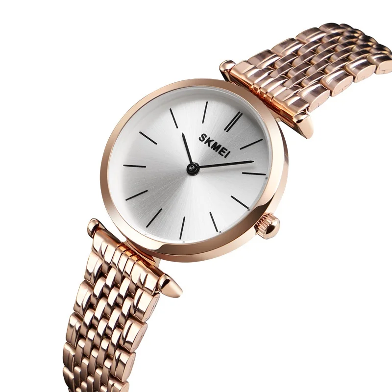 

SKMEI Women Quartz Watch Luxury Stainless Steel Watches Fashion Casual Ladies Dress Wristwatch Waterproof Bracelet Reloj Mujer