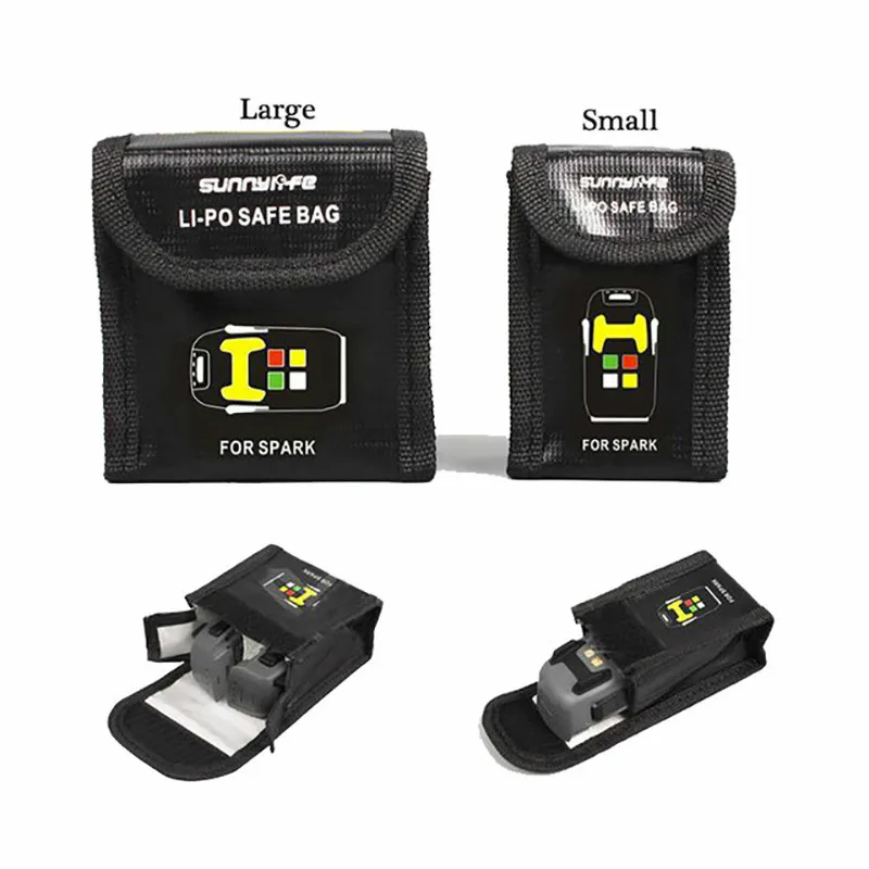 

for DJI SPARK Drone Lipo Battery Case Explosion-proof Safe Storage Bag Fireproof Protective Box Heat Resistance Radiation Pocket