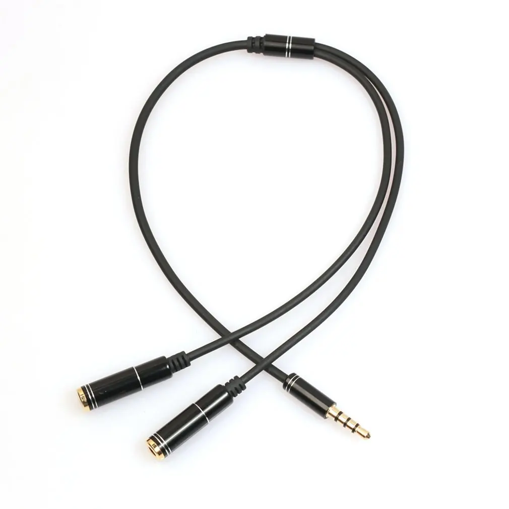 

3.5mm Audio Stereo Cable Y Splitter Cable 1 Male to 2 Port Female AUX Cable for Earphone Headset Splitter Adapter