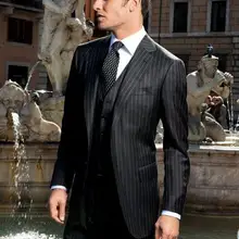 Индивидуальный заказ смокинг жениха на двух пуговицах костюм жениха Свадебные/ужин Костюмы Best Man жениха(пиджак+ штаны+ галстук+ жилет) B332