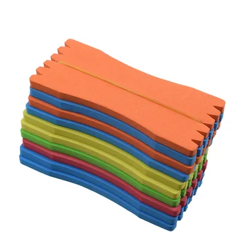 

5 Pcs/lot EVA Foam Wire Board Fishing Winding Line Board Pesca Fishing Tackle Accessories about 12cm*5cm*0.7cm XB-307