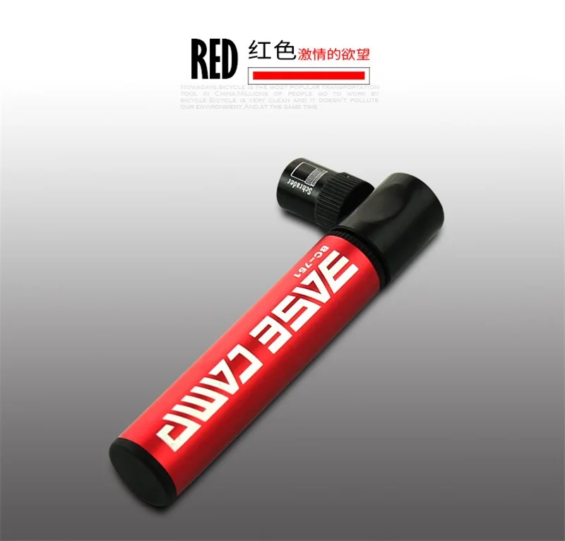 

Mini Aluminum Alloy Bike Pump 4Color Urltra-Light Bicycle Tyre Air Pump Mountain Cycling Tire Ball Inflator to Presta Conversion