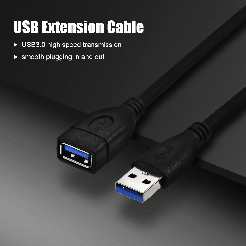 Кабель удлинитель USB штырь гнездо 50 см|Компьютерные кабели и разъемы| |