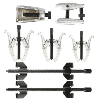 

Metal timing tools Universal Car 7 pcs Removal Tool Ball Joint Puller + Tie Rod End Extractor + Spring Compressor HWC