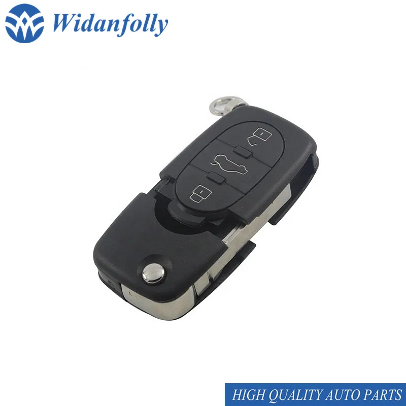 Widanfoly 4 кнопки с паникой Складная откидная оболочка ключа дистанционного