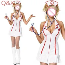 YQ6 2017 Cosplay Uniformes Atractivos de Las Mujeres Sexi Erótica Enfermeras Porno Erotic Lingerie Sexy Ropa Interior Body Suit Ropa Erótica Enfermeras