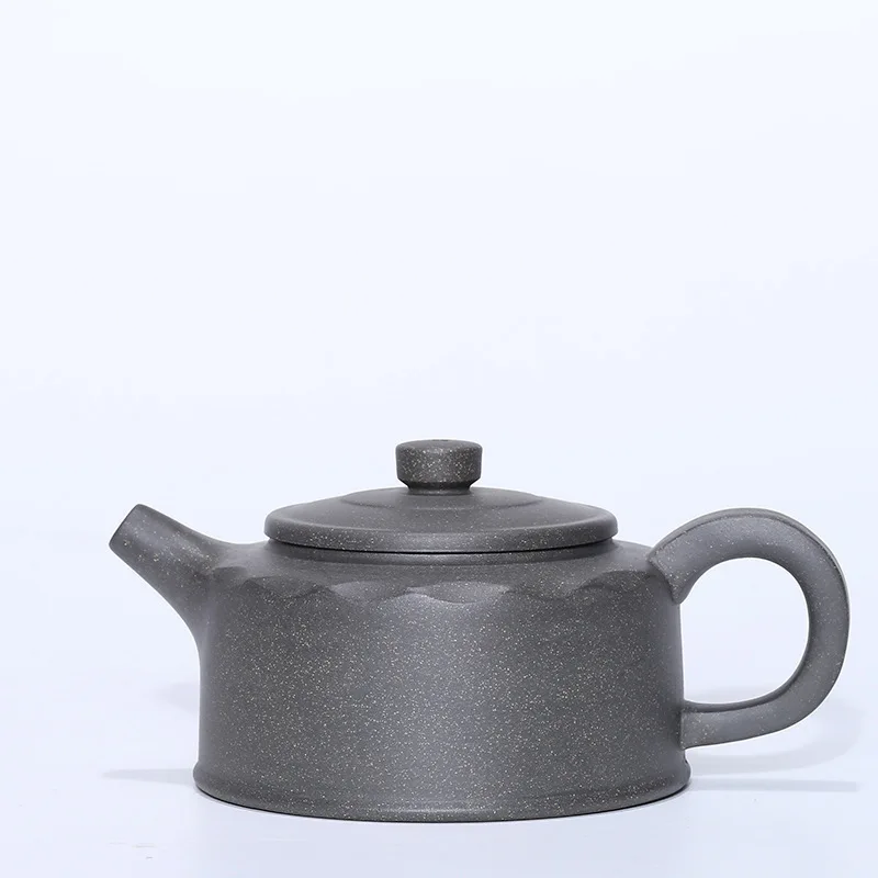 

Pottery Teapot Quality Goods Manual Make Raw Ore Grey Lime Mud Clock Pot Infusion Of Tea Kungfu Online Teapot Tea Set Gift