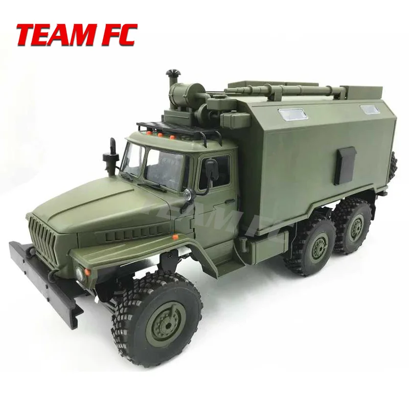 

WPL B36 Ural 1/16 2.4G 6WD Rc car military truck rock crawler command communication vehicle RTR toy green F183