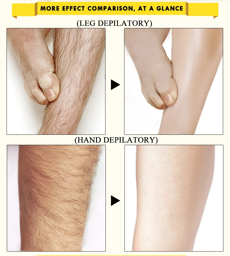 Ginseng Body Hair Removal Cream For Men And Women Hand Leg Hair