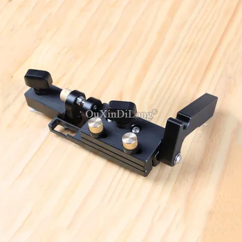 1PCS Woodworking Flip Stop with Micro-Adjustable Settings for Miter Gauge Fence JF1728 woodworking tools miter gauge and box joint jig kit with adjustable flip stop woodworking diy tools jf1171