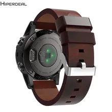 HIPERDEAL Замена роскошный кожаный браслет для часов наручные 215 мм ремешок Ремешок из селикагеля ремешок для Garmin Fenix 5s часы SE28A