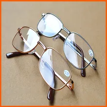 Металлический каркас смола линзы удобные легкие очки для мужчин женщин очки для чтения 1,0 1,5 2,0 2,5 3,0 3,5 4,0