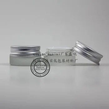 

20pcs/lot 5g Small Empty Cosmetic Refillable Bottles Glass Eyeshadow Makeup Face Cream Jar Pot Container Bottle